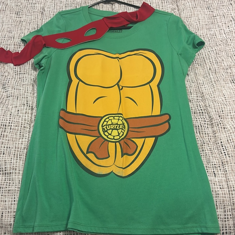 TMNT Teenage Mutant Ninja Turtles Shirt & Mask Costume